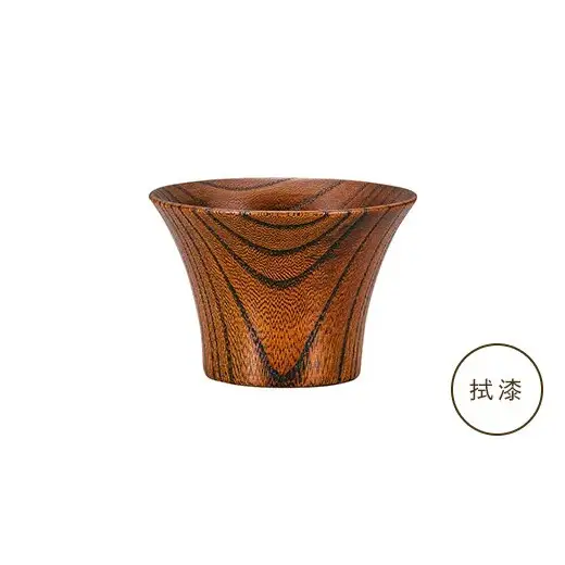 とりどり　ぐいのみ　拭漆 山中漆器 伝統工芸 工芸品 木製 漆塗 国産 日本製 F6P-3265