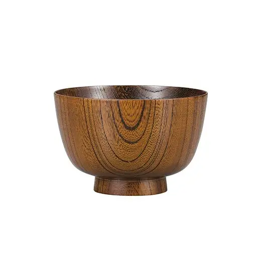 欅　切立汁椀　拭漆　3.6 山中漆器 伝統工芸 工芸品 木製 漆塗 国産 日本製 F6P-3284