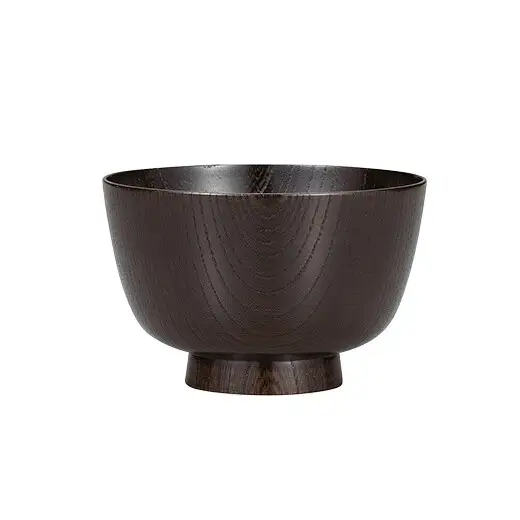 欅　切立汁椀　黒摺　3.8 山中漆器 伝統工芸 工芸品 木製 漆塗 国産 日本製 F6P-3289