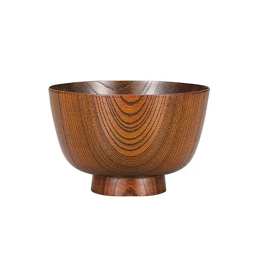 欅　切立汁椀　拭漆　4.1 山中漆器 伝統工芸 工芸品 木製 漆塗 国産 日本製 F6P-3290