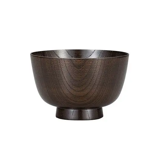 欅　切立汁椀　黒摺　4.5 山中漆器 伝統工芸 工芸品 木製 漆塗 国産 日本製 F6P-3295