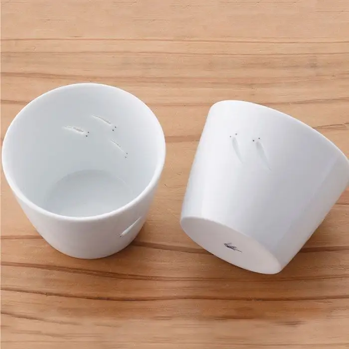 【波佐見焼】ほたるメダカ カップ M 5点セット 小鉢 スープカップ スープマグ  食器 皿 【光春窯】 [XD08] 波佐見焼