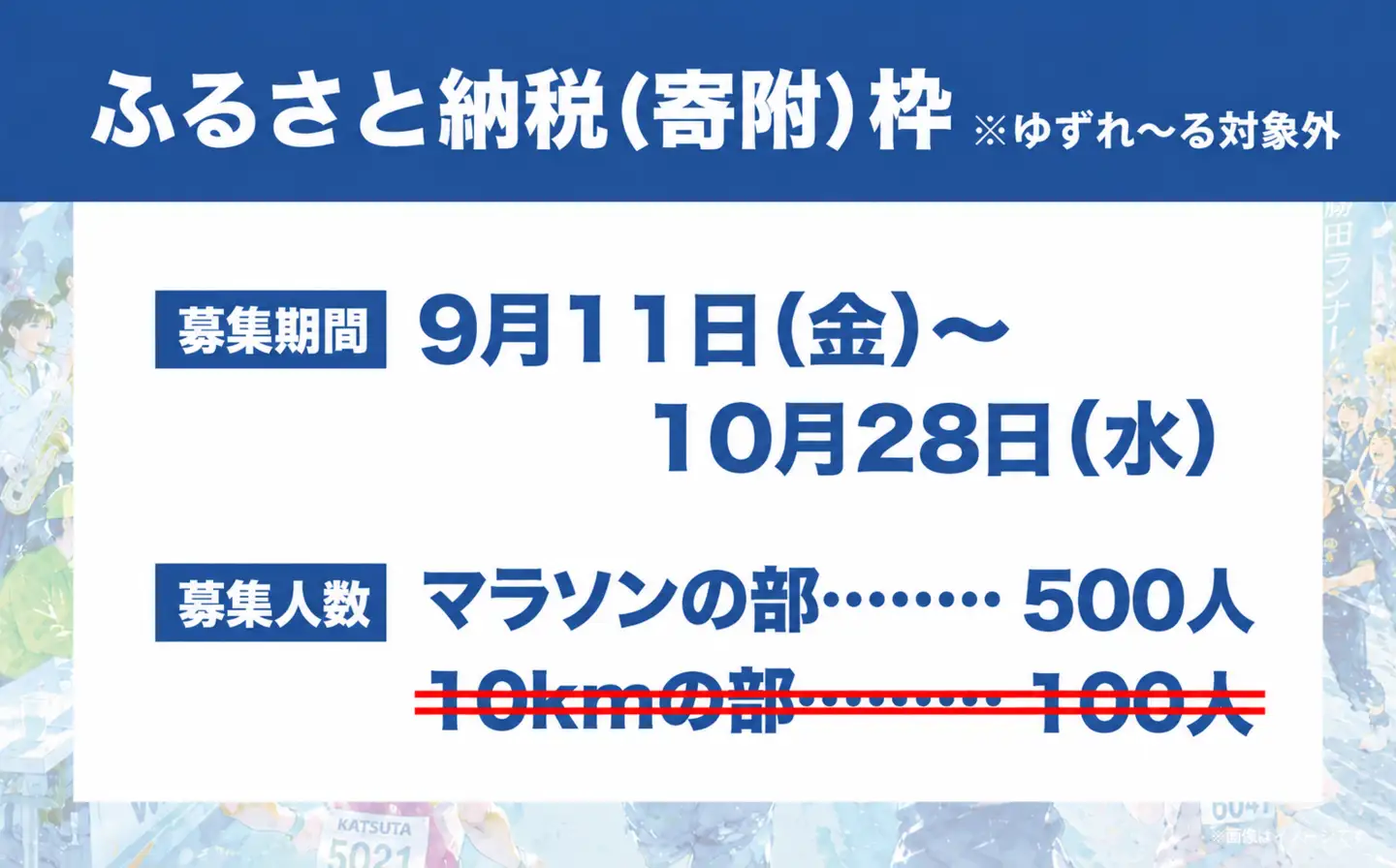 【数量限定】第74回勝田全国マラソン　マラソンの部参加権