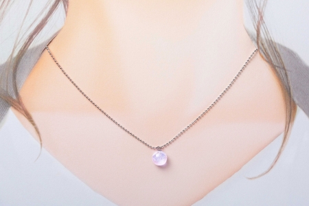 ジュエリー ネックレス アクセサリー 水鏡 ガラス細工 首飾り ハンドメイド 手作り 北海道 ジュエリー ネックレス ガラス細工 ハンドメイド 手作り 2464