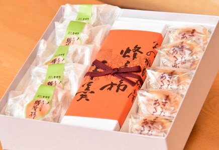 和菓子（ 蜂屋 柿 羊羹 と 焼き菓子 ）の 詰め合わせ | みのかも金蝶堂 お菓子 菓子 柿 ようかん 焼菓子 おやつ M23S04