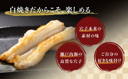穴子 先行予約 山銀商店 白焼き あなご (合計約300g) 