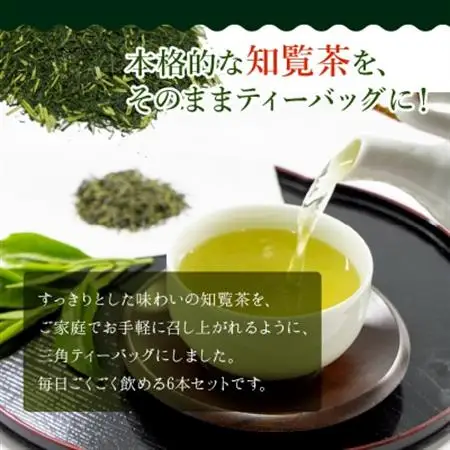 鹿児島知覧茶煎茶ティーバッグ6本セット【1185912】