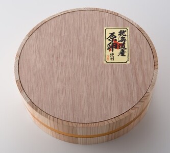 「食品添加物不使用」極み無着色明太子　檜樽入り(600g)　海千[H4241]