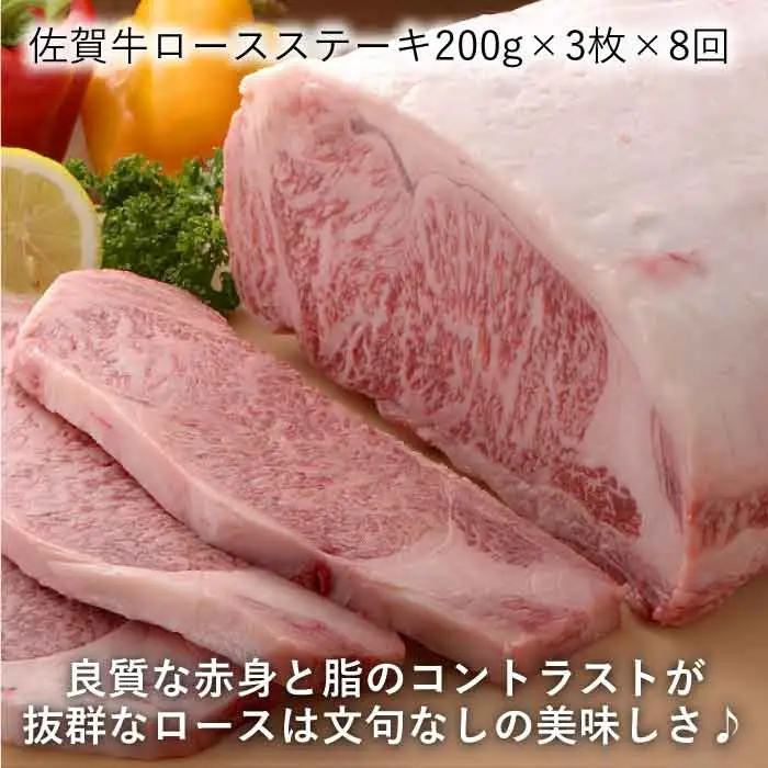 【全8回定期便】佐賀牛ヒレステーキ＆ロースステーキ 総計9.12kg 吉野ヶ里町/石丸食肉産業 佐賀牛 牛肉 肉 国産 ブランド牛 ヒレ ロース ステーキ [FBX022]