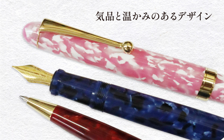 (桜)「大西製作所」本格手作り万年筆Ｆ１４００