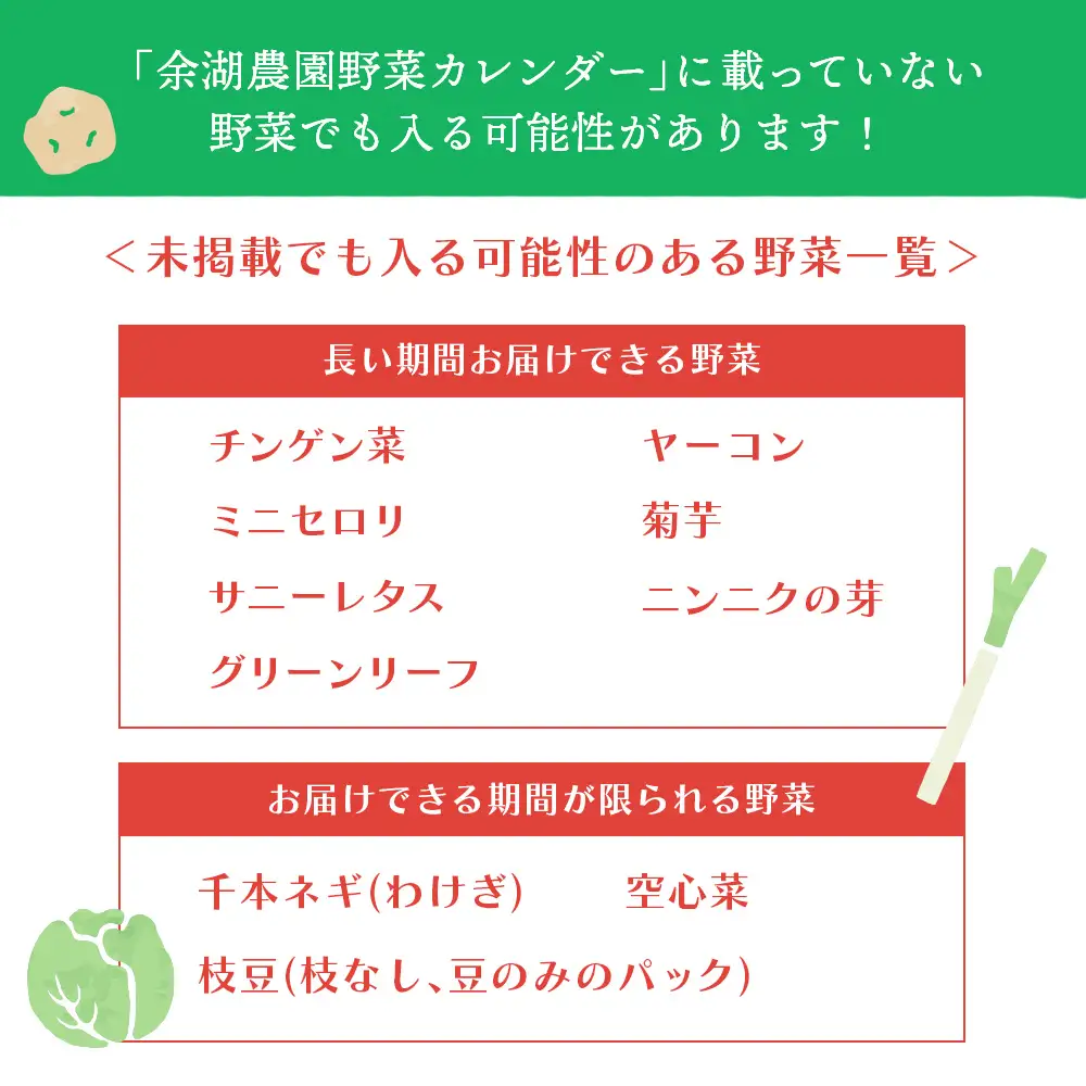 北海道産季節の野菜詰め合わせ 6種類8品【31000503】