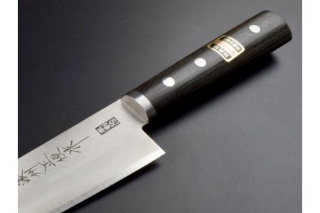 H20-18 DPクラッド剣型包丁180mm 濃州正恒作 丸口金付 (C-122M)