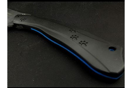 H60-11 NYAIFE KITCHEN （ニャイフキッチン）【ブラックブレード】牛刀 ブラック/ブルー サーバルキャットver