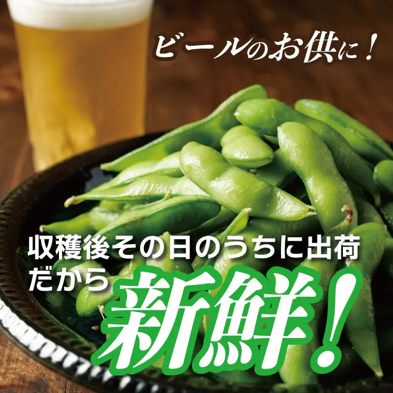 【先行予約】新鮮枝豆（栄錦）合計1kg（200g×5）