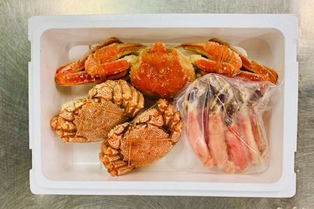 かに御膳セット(毛がに・ずわいがに・たらばがに) E-01015