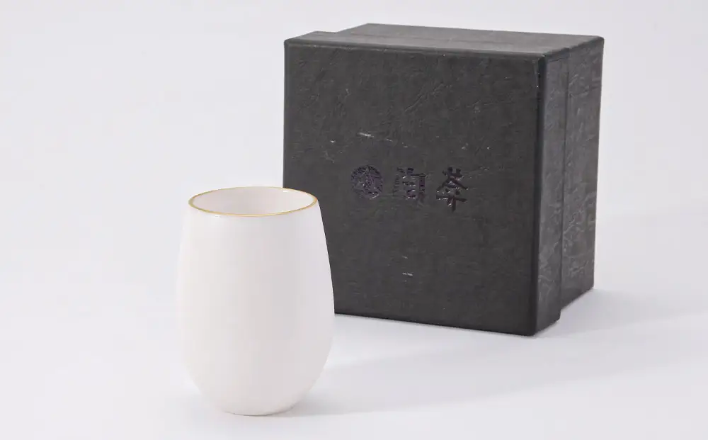 【陶あん】釉玻璃カップ(金フチ)｜清水焼 コップ 食器 人気［ 京都 清水焼 京焼 陶芸 食器 人気 おすすめ カップ コップ 器 お取り寄せ 通販 送料無料 ふるさと納税 ］