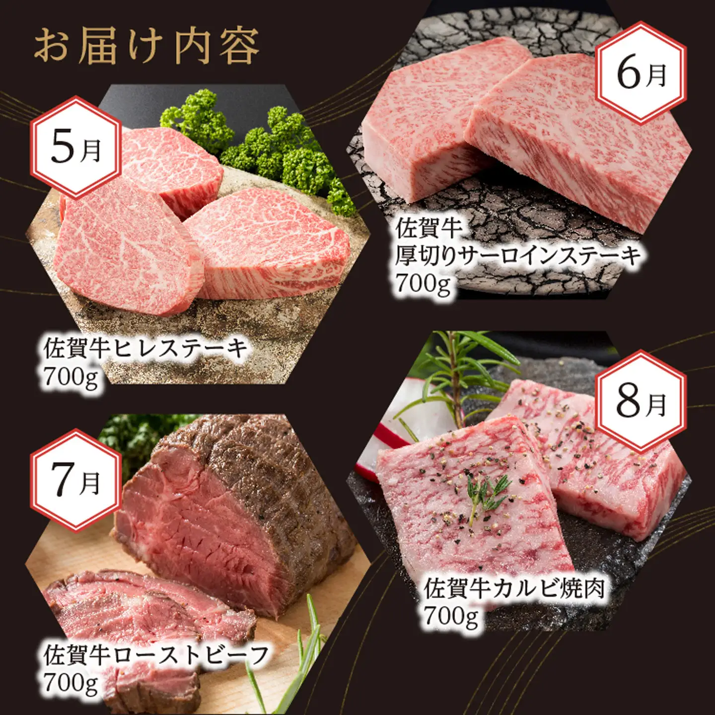 i-3【定期便12回】肉の定期便 厳選佐賀牛 毎月配送 全12回