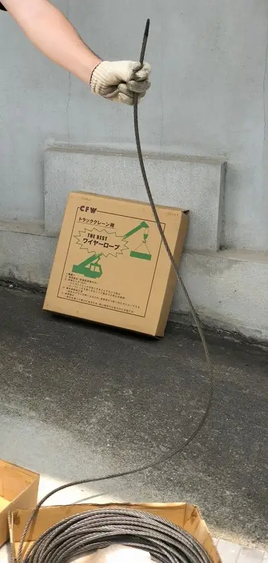 トラッククレーン用交換ワイヤーロープ（64m）