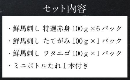 ＜ R8年熊本地震復興支援 ＞菅乃屋の 鮮馬刺し いろいろ セット