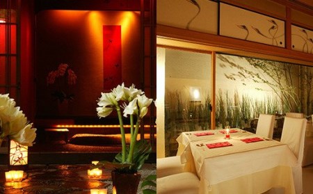 【令和8年度熊本地震復興支援】「東京・銀座」花蝶 特別ディナー 飲み放題付き「上天草会席ペア」コースお食事券(2名様1組)
