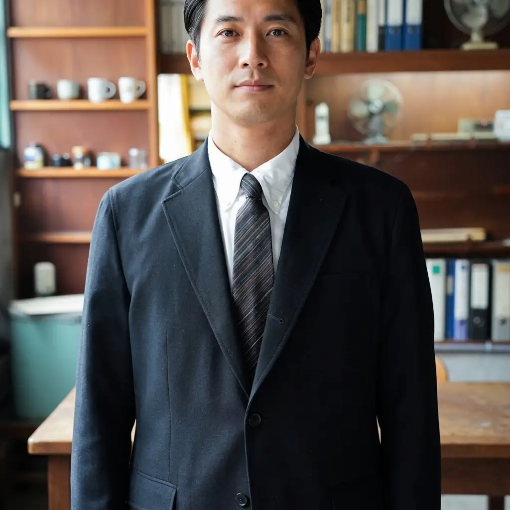 【数量限定】「伝統的工芸品」伊那紬（ネクタイ） 織物 ファッション小物  水色格子(4)