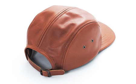 レザーキャップ 大きめJETCAP キャメル レザーキャップ