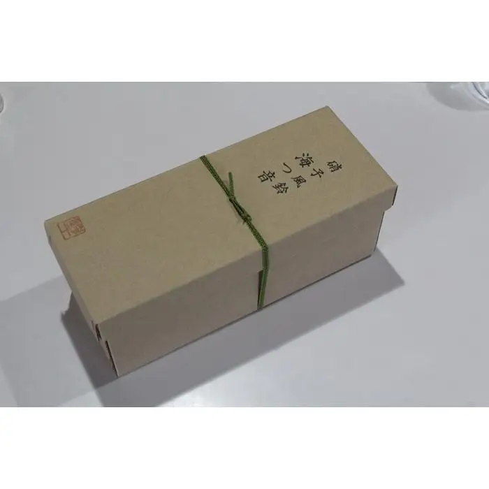 ガラス風鈴「海つ音」（ベル型・アンモナイト）【 工芸品 雑貨 インテリア 風鈴 人気 おすすめ 】