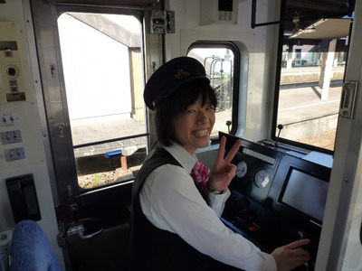 憧れの運転手になれる！ のと鉄道運転体験