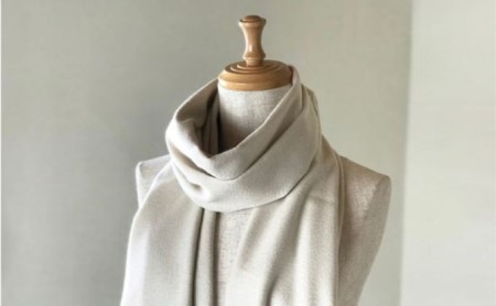 至高の逸品：匠職人作最高級ベビーカシミヤ100％マフラー RF264-NT【ファッション小物・マフラー】