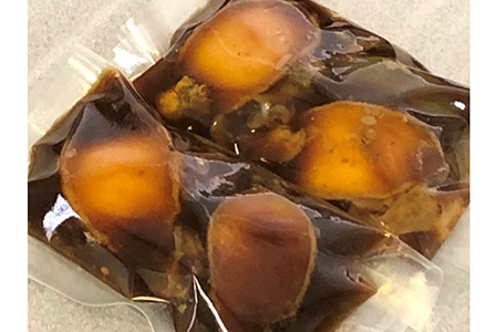 和歌山産煮アワビ 姿煮 【湯浅たまり醤油使用ぶどう山椒風味】 160g
