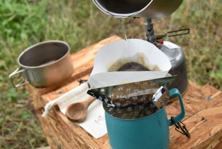【組立式 コーヒー ドリッパー】（ドット） | 美光技研 珈琲 コーヒードリッパー 組み立て アウトドア 日本製 M33S14