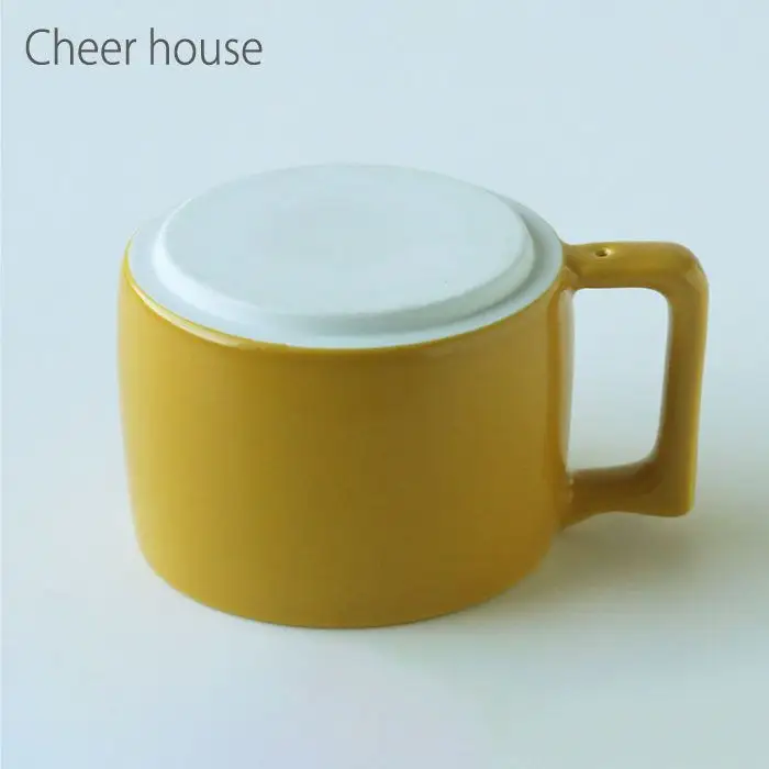 【波佐見焼】Cheerful 角 プレート イエロー 4点セット 食器 皿 【Cheer house】 [AC20]  波佐見焼