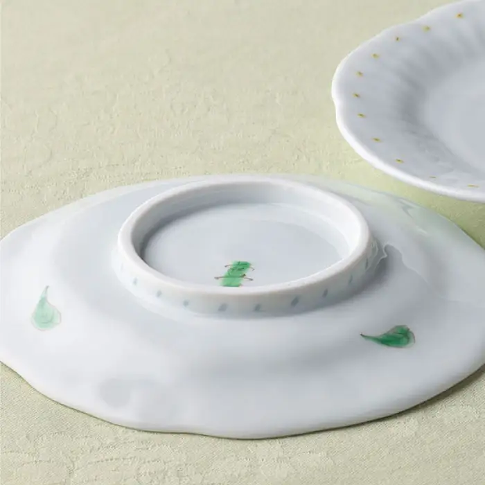 【波佐見焼】一つ花銘々皿 小皿 2枚セット 食器 皿 【藍水】 [GB17]  波佐見焼