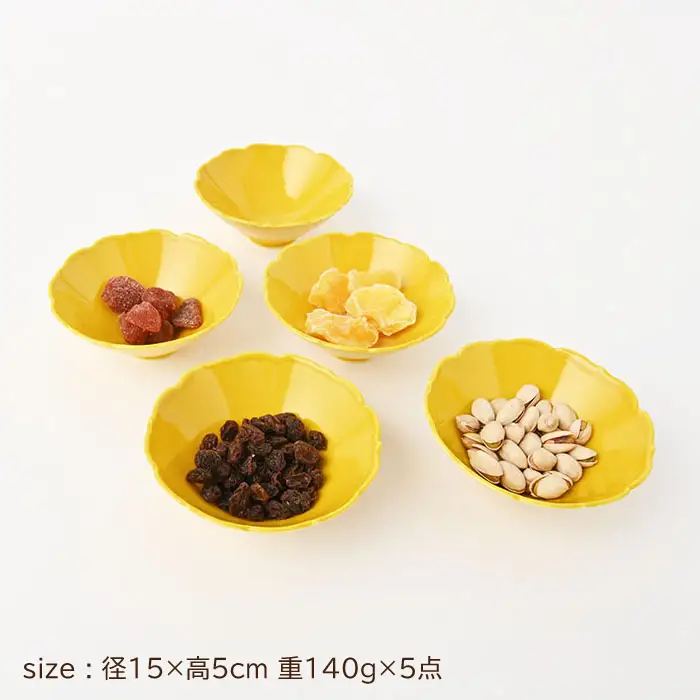 【波佐見焼】ききょう型 小鉢 5枚セット 食器 皿 【福田陶器店】 [PA194]  波佐見焼