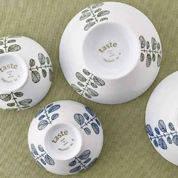 【波佐見焼】ミント くらわんか 茶碗 どんぶり 各2色 計4点セット 食器 皿 【新生和】 [DE03] 波佐見焼