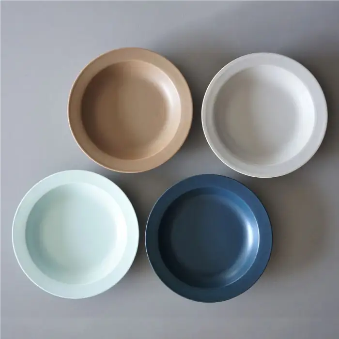 【波佐見焼】DAILY MAT シリーズ 20cm リム皿 お皿 4枚セット 食器 皿 【永峰製磁】【eiho】 [RA52] 波佐見焼
