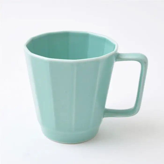 【波佐見焼】 オシャレな面取り マグカップ 5色セット 食器 皿 【福田陶器店】 [PA40]  波佐見焼