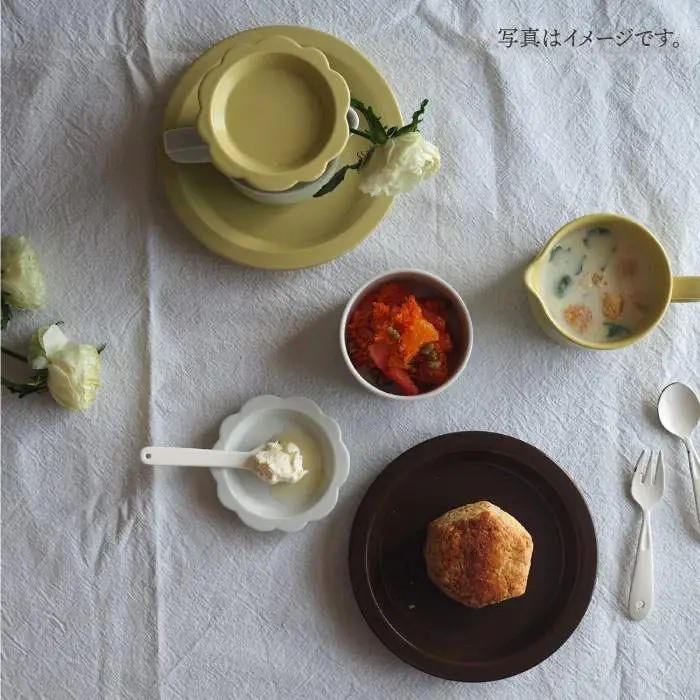 【波佐見焼】teteeat 子供食器 イエロー ボウル プレート マグカップ 6点 食器 皿 【堀江陶器】 [JD126]  波佐見焼