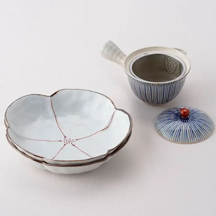 【波佐見焼】急須 深皿 含む オリジナルセットアップ商品 食器 皿 【不二商店/協立陶器】 [NB38] 波佐見焼