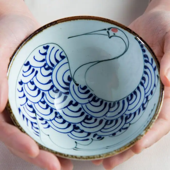 【波佐見焼】kotohogi くらわんか碗 茶碗 鶴亀 セット 食器 皿 【西海陶器】 [OA108] 波佐見焼
