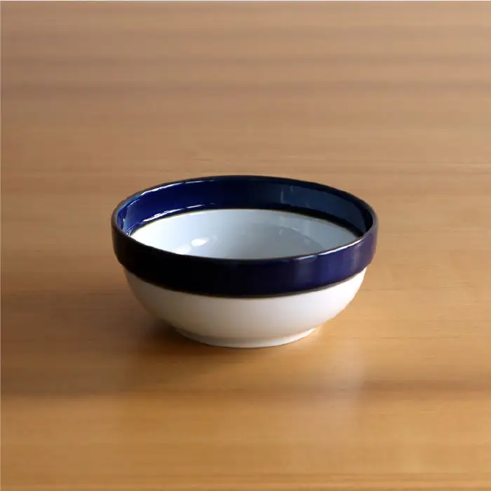 【白山陶器】【ロングライフデザイン】マルティブルー 5号ボール 5枚セット 食器 皿 【波佐見焼】 [TA103]