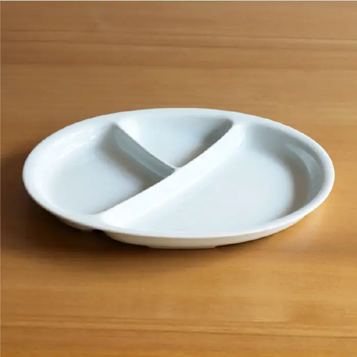 【白山陶器】【仕切り皿】Yトレイ(大) 白磁 2枚セット 食器 皿 【波佐見焼】 [TA96] 波佐見焼