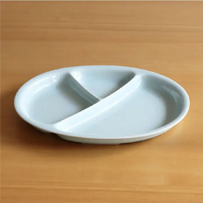 【白山陶器】【仕切り皿】Yトレイ(大) ミント 2枚セット 食器 皿 【波佐見焼】 [TA97] 波佐見焼