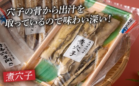 対馬 穴子 セット 500g 煮穴子 白焼き [WAD022]あなご 食べ比べ 白焼き 煮穴子