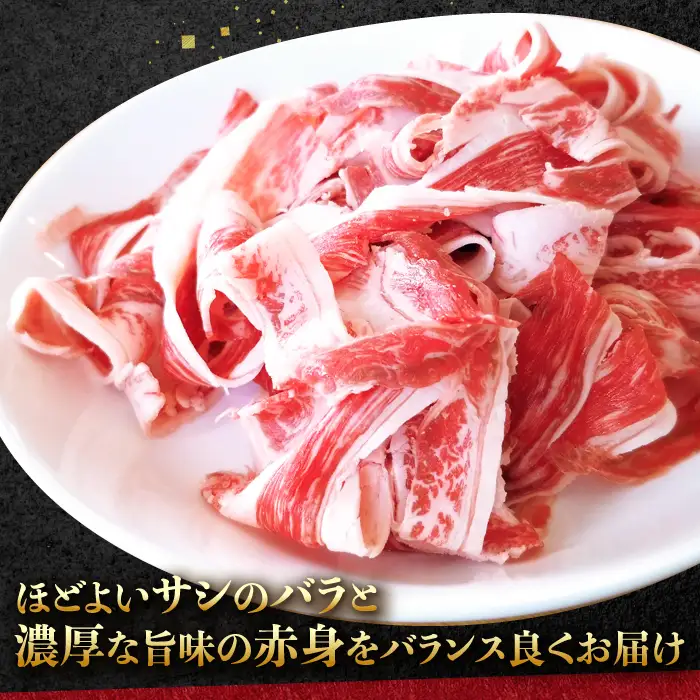 牛肉切り落とし 黒毛和牛 計1.2kg 牛肉切り落とし IAX003