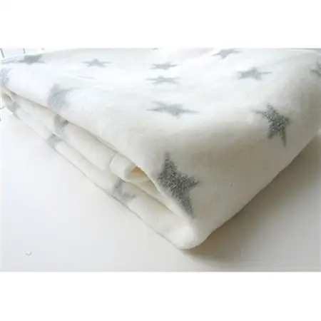 nordic+japan　ベビー毛布 85×115cm　スター・グレー【1134787】