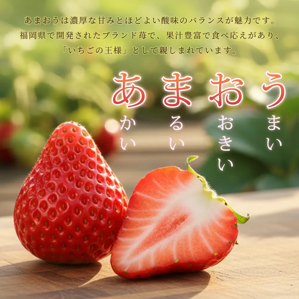 【先行予約／2027年出荷】福岡県産「あまおう」定期便3回お届け (1月・2月・3月) 2J2