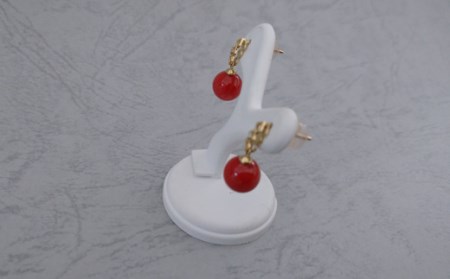 海の秘宝 珊瑚 ピアス9 ピアス