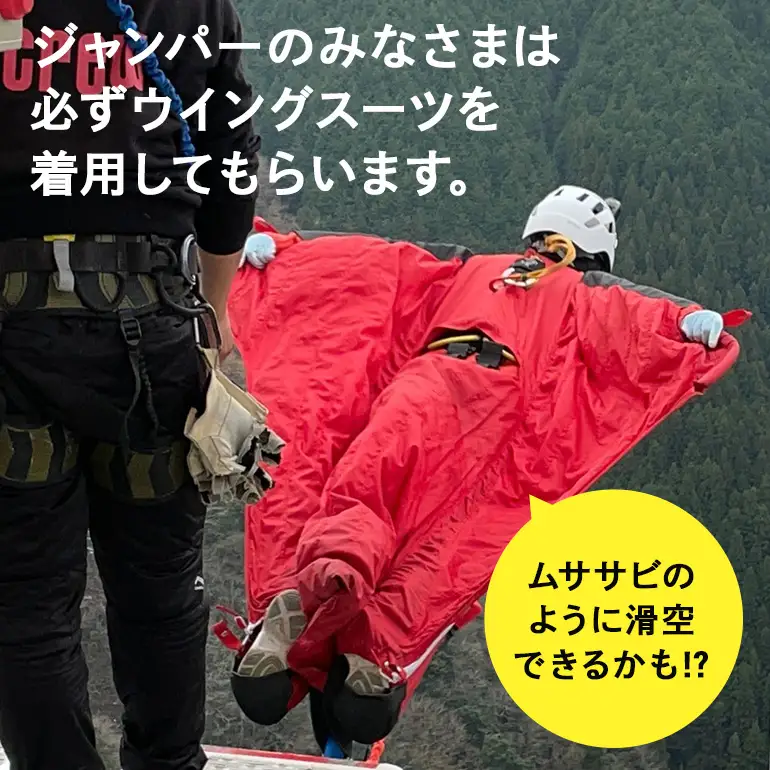 【高さ215ｍ】日本一のバンジージャンプ「岐阜バンジー」6,000円割引券
