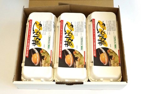 CE291【定期便】島原のたまご 黄味子Ａセット 計12回お届け
